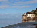 Bretagne, Mont St. Michel: Bilderbuchwetter, Traumkulisse und intensiver Meerwassergeruch.